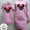 Oblekica/tunika Mini&Mama // roza (XL+92/98)
