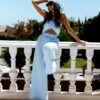 Komplet Gran Canaria iz muslina // baby blue (M/L)